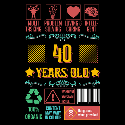 40 Years Old T Shirt