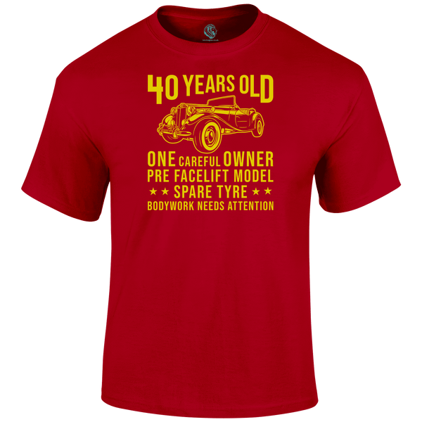 40 Years Old T Shirt