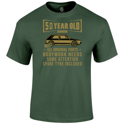 50 Year Old Banger T Shirt