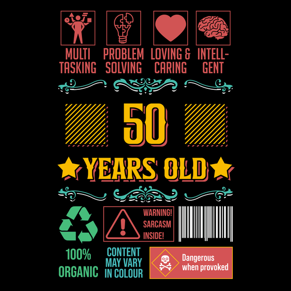50 Years Old T Shirt