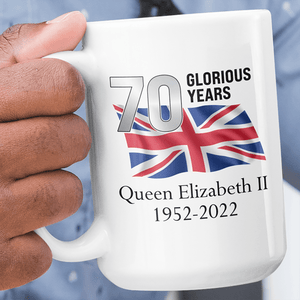 70 Glorious Years Jumbo Mug