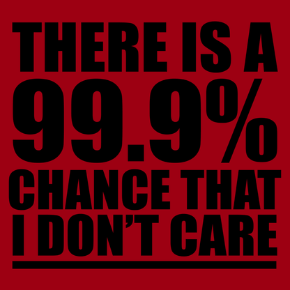 99% Chance T Shirt by Lion Legion 