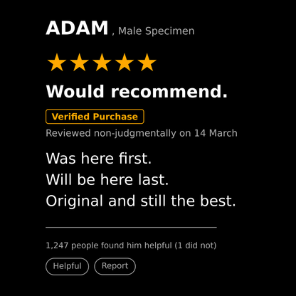 Adam T Shirt Gift