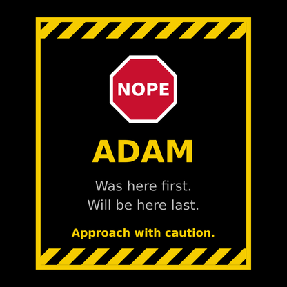 Funny Adam Gift T Shirt
