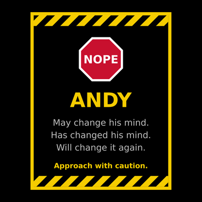 Funny Andy Gift T Shirt
