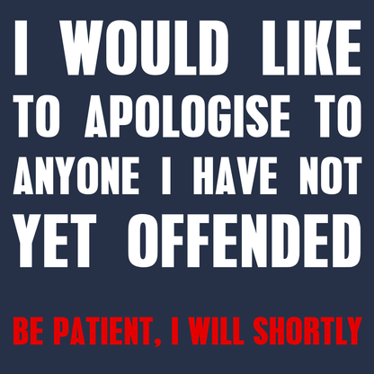 Apologise T Shirt by Lion Legion 