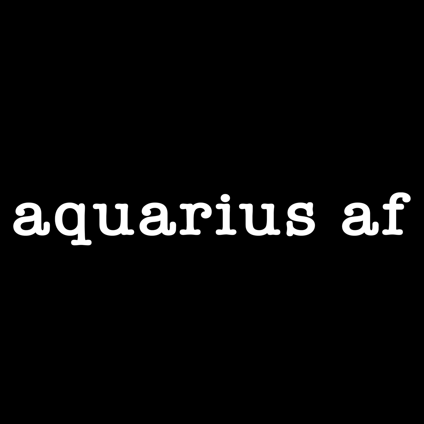 Aquarius AF T Shirt by Lion Legion 