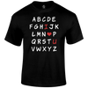 Valentine Alphabet Valentine's Day T Shirt by Lion Legion 