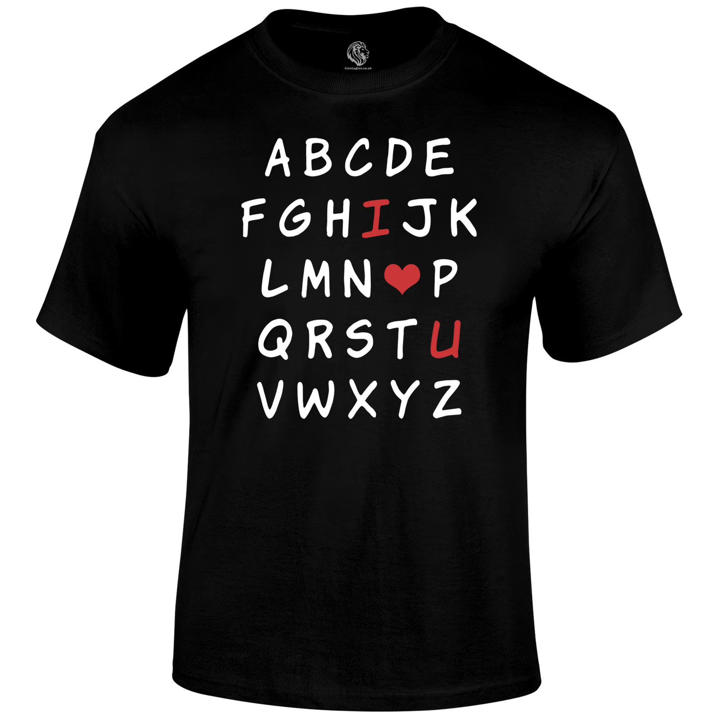 Valentine Alphabet Valentine's Day T Shirt by Lion Legion 