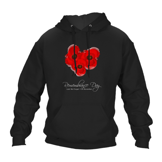 Poppy Trio Remembrance Day Hoodie by Lion Legion 