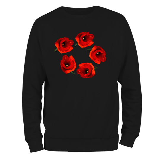 Poppy Circle Remembrance Day Sweatshirt by Lion Legion 