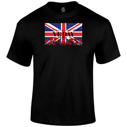 VE Day Remembrance T Shirt by Lion Legion 