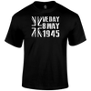 VE Day Anniversary T Shirt by Lion Legion 