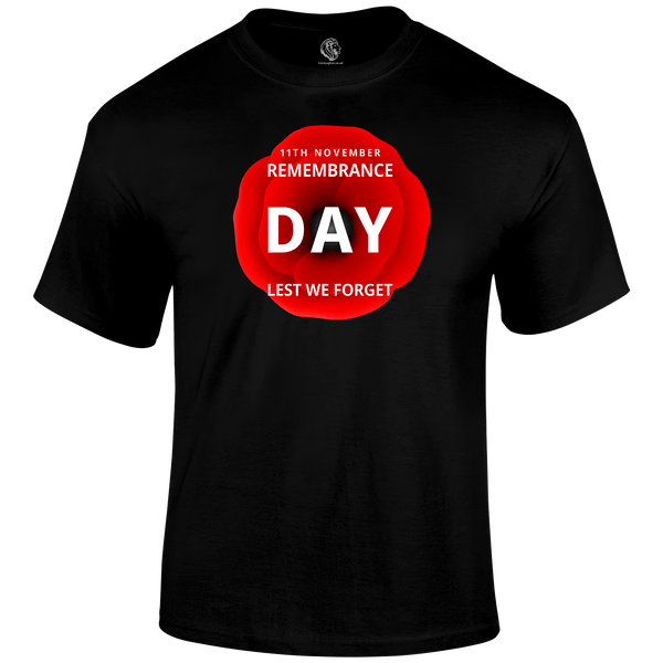 11th November Remembrance Day T Shirt by Lion Legion 