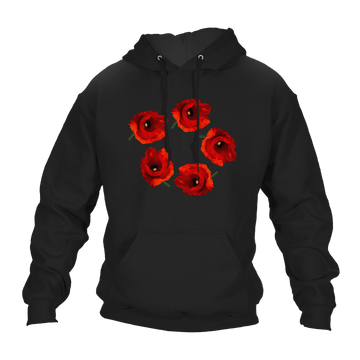 Poppy Circle Remembrance Day Hoodie