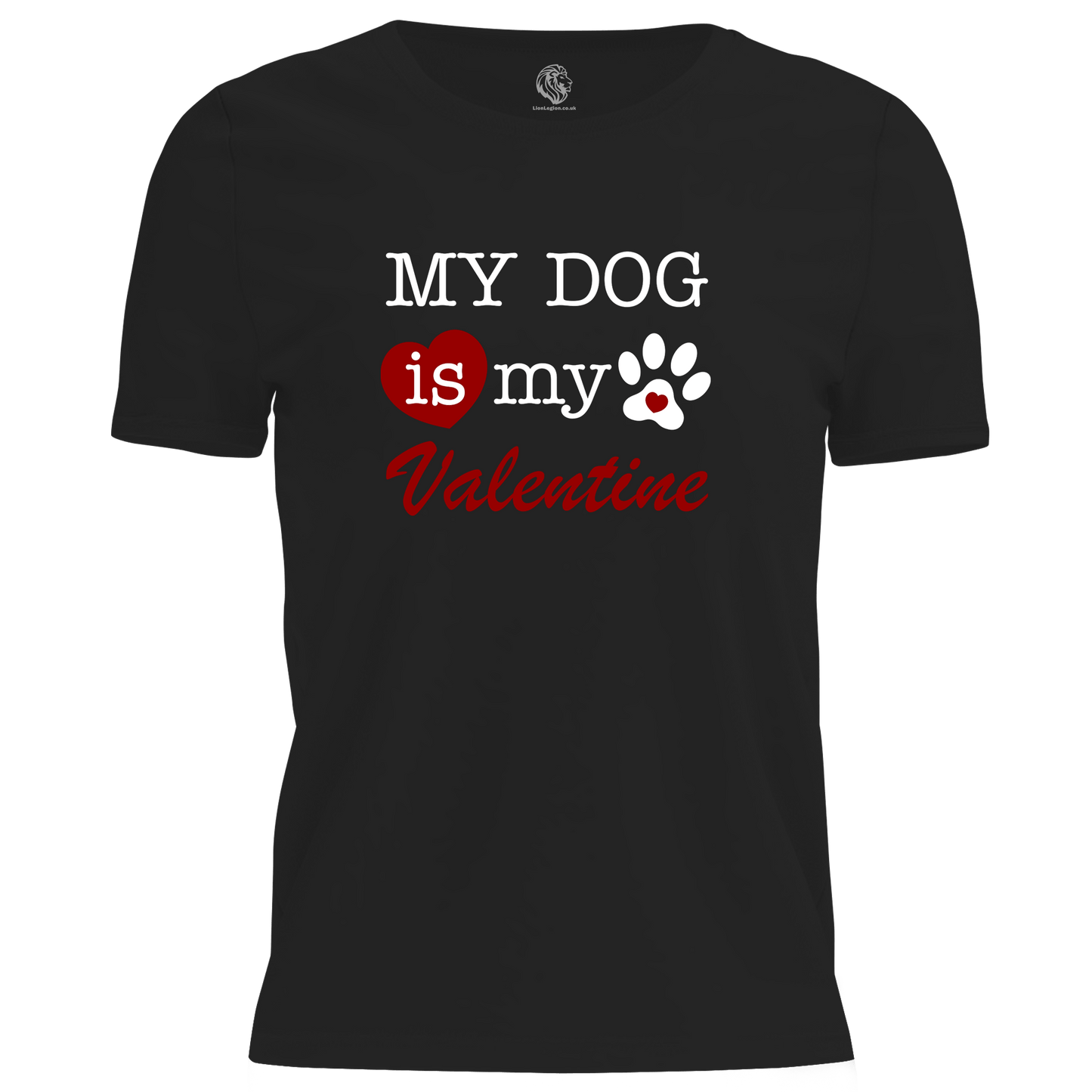 Dog Valentine T Shirt by Lion Legion 