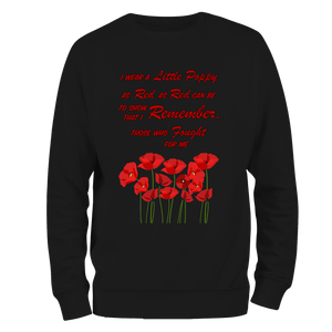 Red As Red Can Be Remembrance Day Sweatshirt