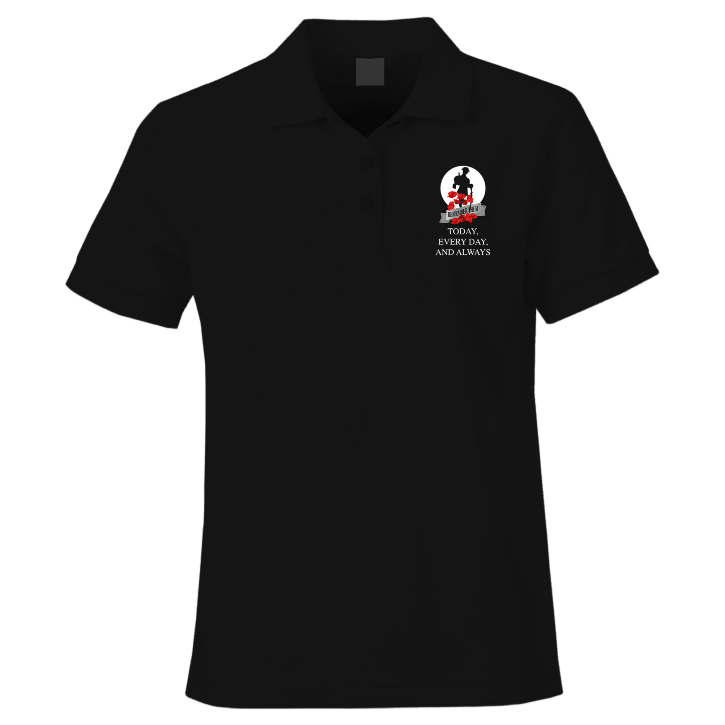Always WW1 Remembrance Day Polo Shirt by Lion Legion 