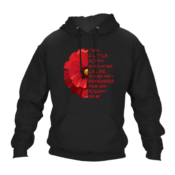Little Poppy Remembrance Hoodie by Lion Legion 