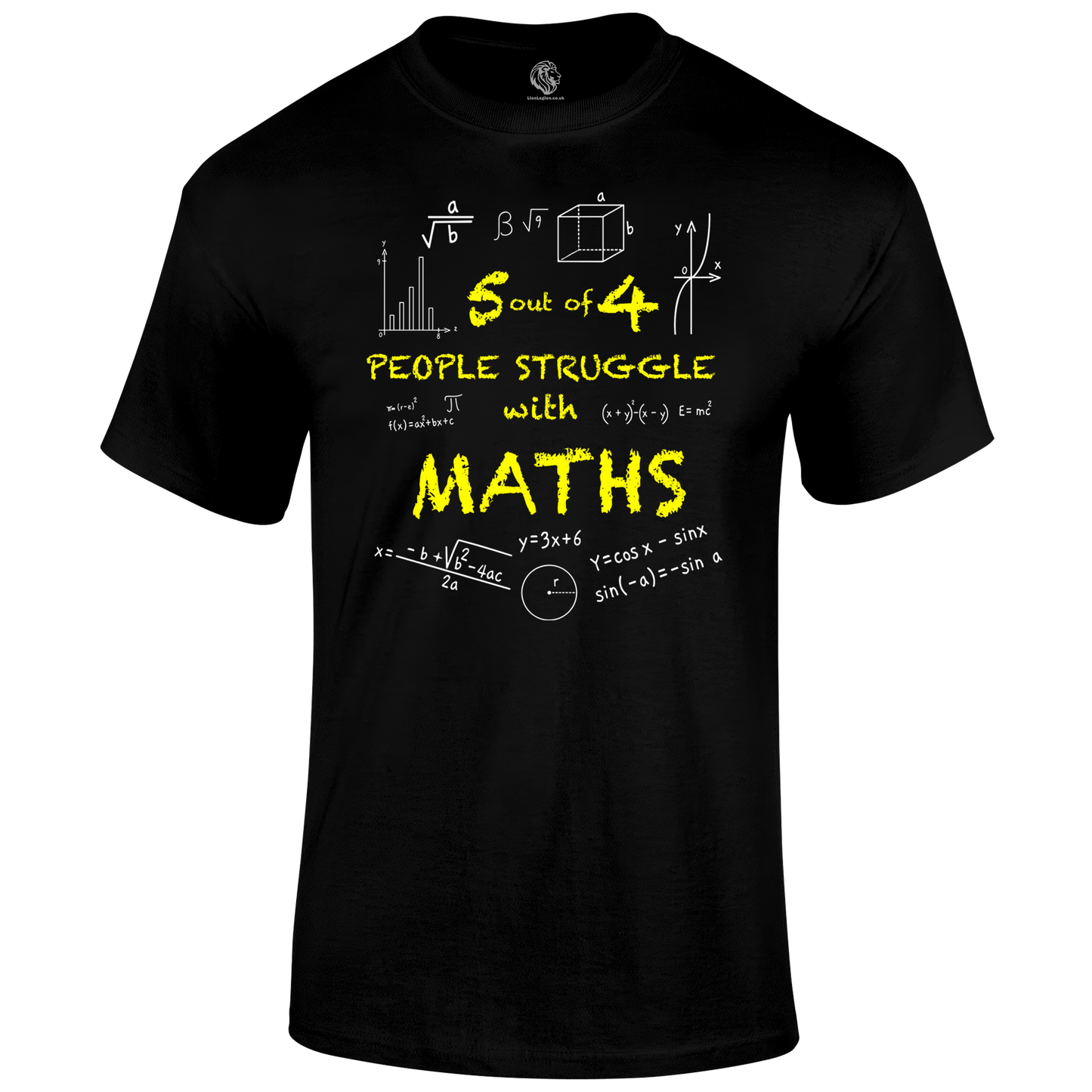 Maths T Shirt by Lion Legion 