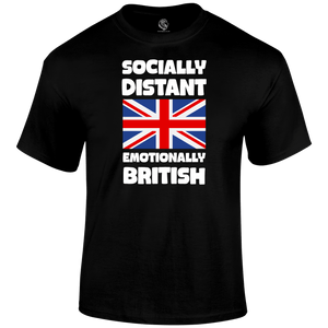 Emotionally British Patriotic T Shirt