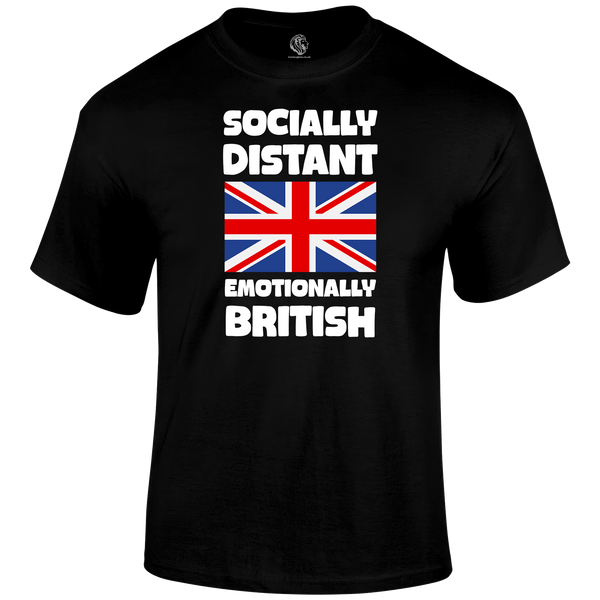 Emotionally British Patriotic T Shirt by Lion Legion 