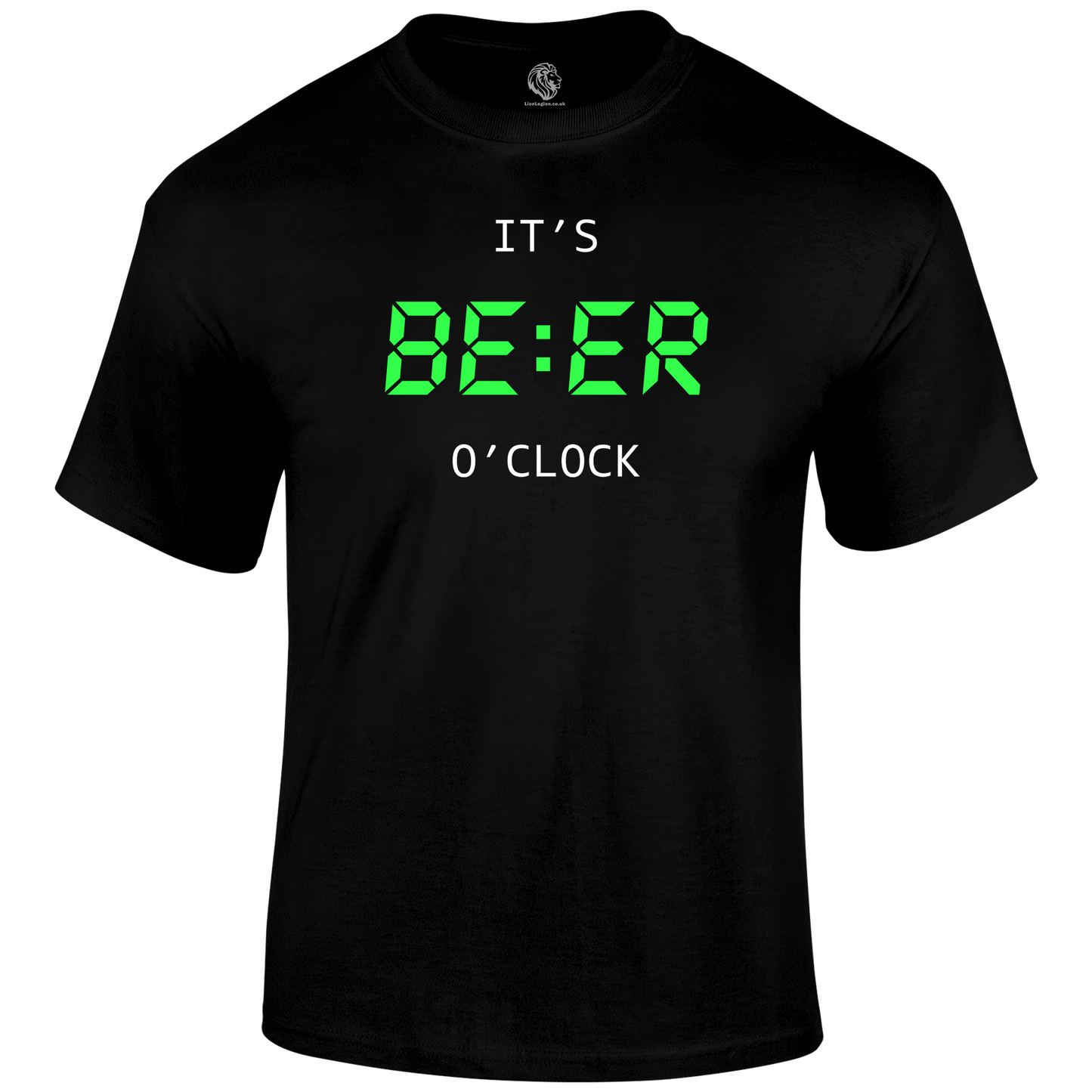 Beer O'Clock Funny T Shirt by Lion Legion 