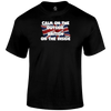 Calm On The Outside Patriotic T Shirt by Lion Legion 