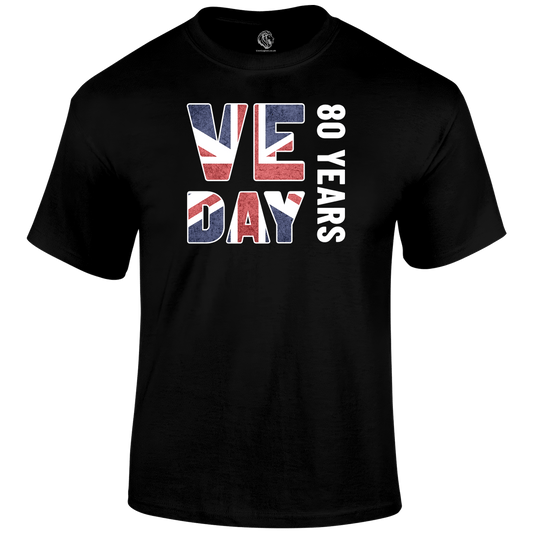 VE Day 80 Years T Shirt by Lion Legion 