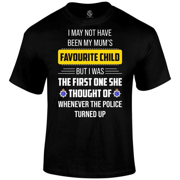 Mum's Favourite T Shirt by Lion Legion 