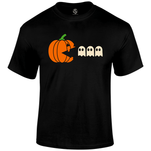 Pumpkin Pacman Halloween T Shirt