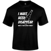 Beer Disappear Funny T Shirt by Lion Legion 