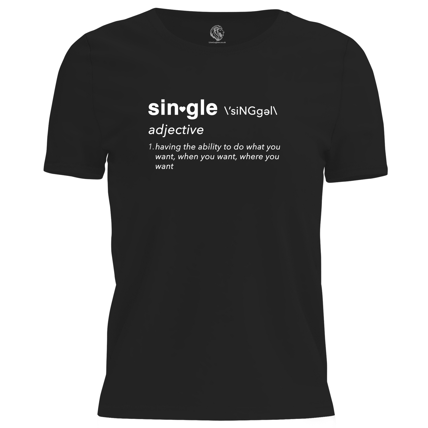 Single Noun T Shirt by Lion Legion 