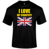 I Love My Country Patriotic T Shirt by Lion Legion 