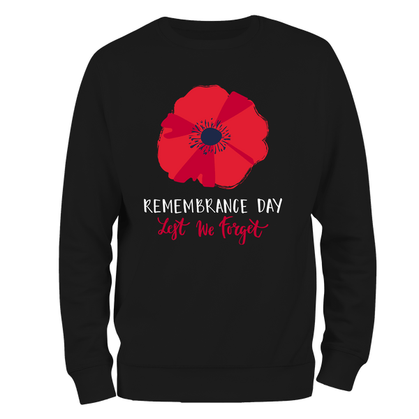 Big Poppy Remembrance Day Sweatshirt by Lion Legion 