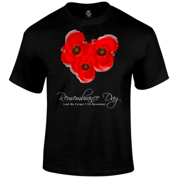 Poppy Trio Remembrance Day T Shirt