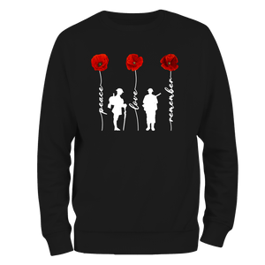 Peace And Love Remembrance Day Sweatshirt