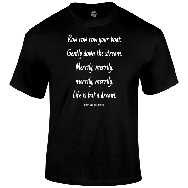 Row Your Boat T Shirt by Lion Legion 
