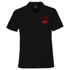 Red As Red Can Be Remembrance Day Polo Shirt