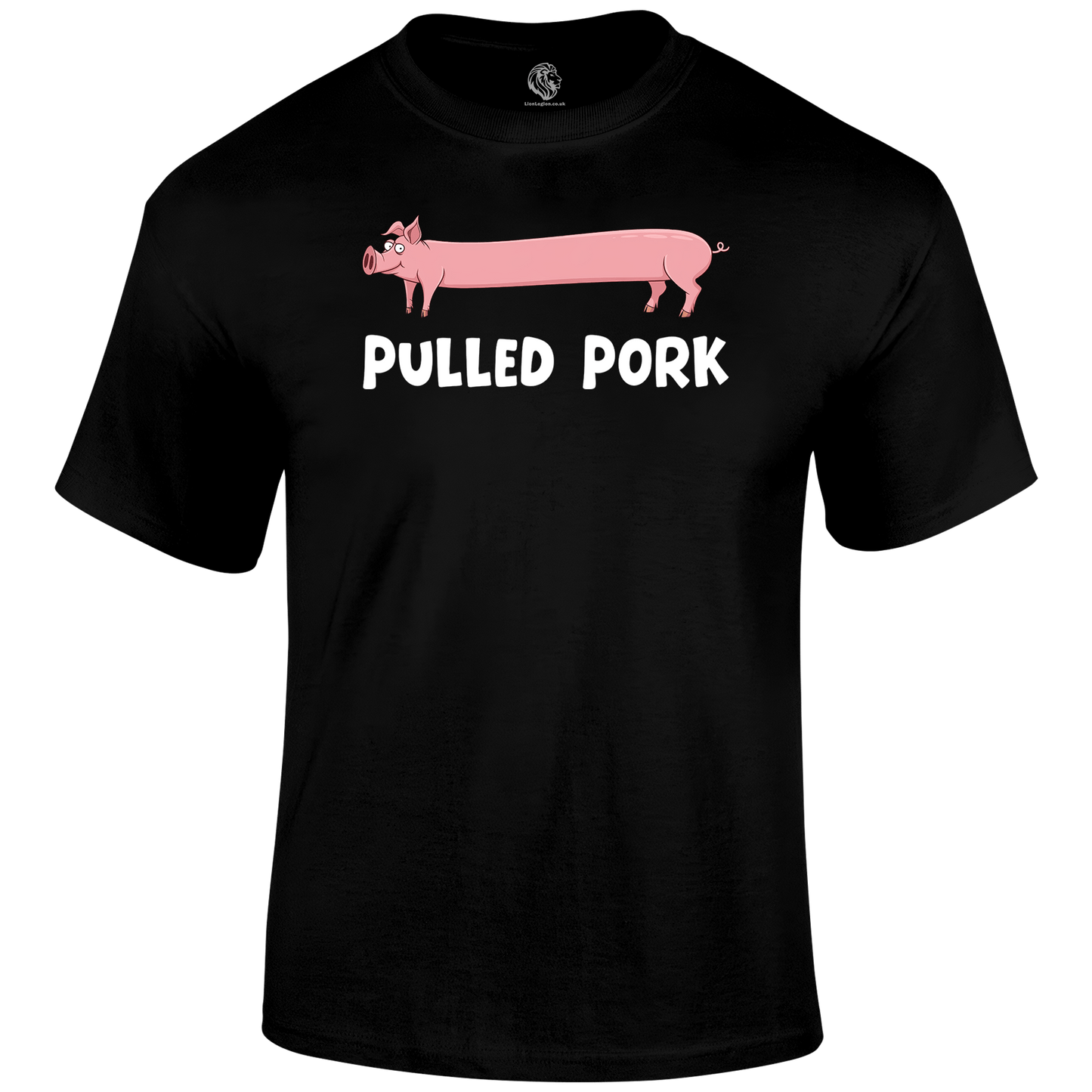 Pulled Pork Funny T Shirt by Lion Legion 
