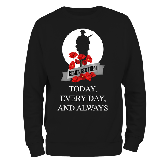 Always WW2 Remembrance Day Sweatshirt by Lion Legion 
