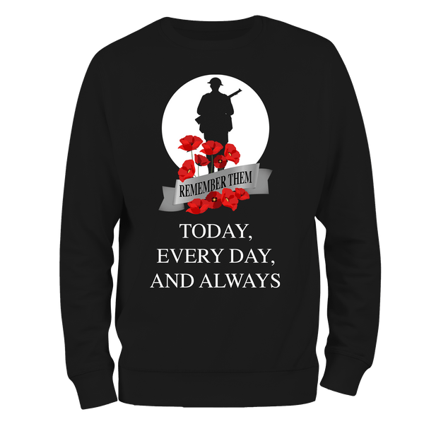 Always WW2 Remembrance Day Sweatshirt by Lion Legion 