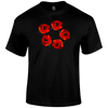 Poppy Circle Remembrance Day T Shirt by Lion Legion 