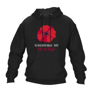 Big Poppy Remembrance Day Hoodie
