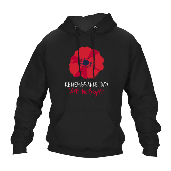 Big Poppy Remembrance Day Hoodie by Lion Legion 