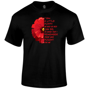 Little Poppy Remembrance T‑Shirt