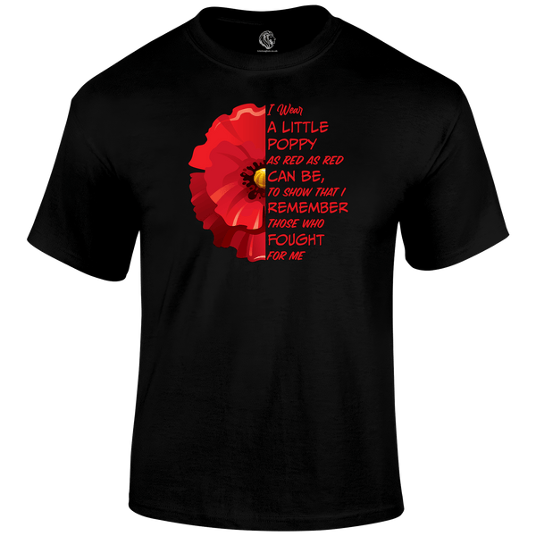 Little Poppy Remembrance T‑Shirt by Lion Legion 