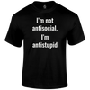 Not Antisocial T Shirt by Lion Legion 