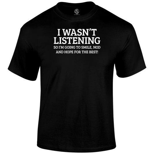 Listening T Shirt by Lion Legion 