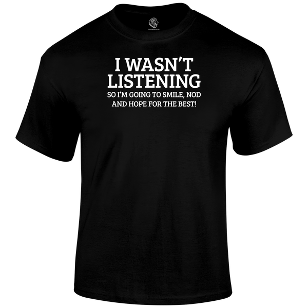 Listening T Shirt by Lion Legion 